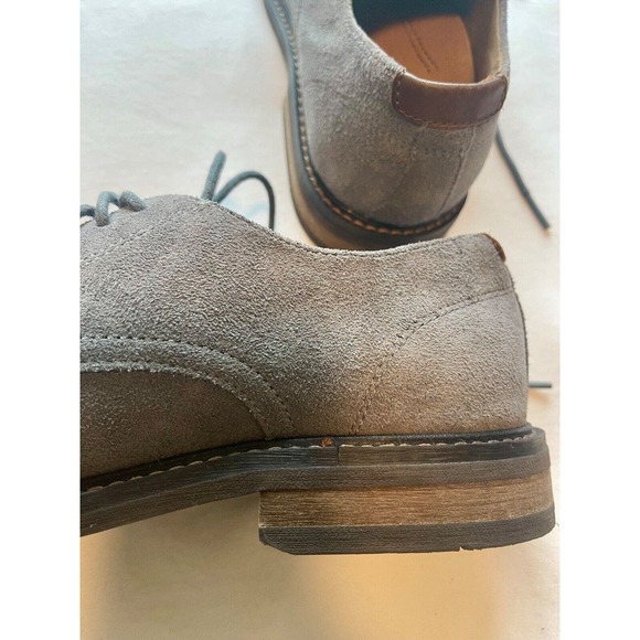 Vionic Gray Suede Lace Up Men's Shoe Size 8 - Picture 6 of 8